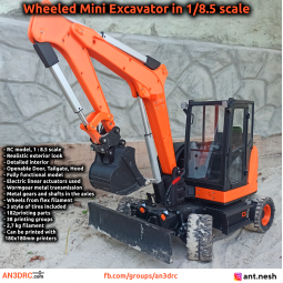 Wheeled Mini Excavator