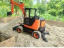 3D Printed RC Wheeled Mini Excavator in 1/8.5 scale
