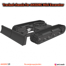 Tracked chassis for Mini Excavator