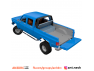 3D Printed RC Car Chevrolet K20 Crew Cab Pickup