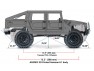 3D PRINTED RC CAR HMMWV (HUMVEE, HUMMER) BODY 2 IN 1 SET